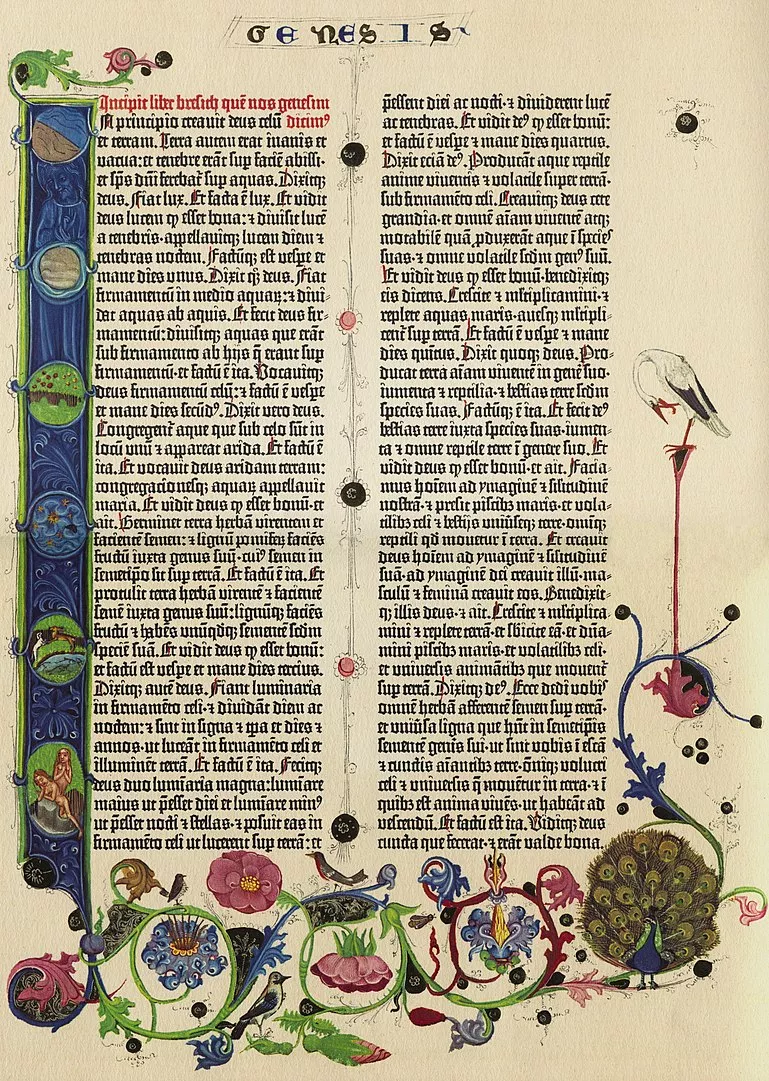 Quelle: Wikipedia: Gutenberg Bibel